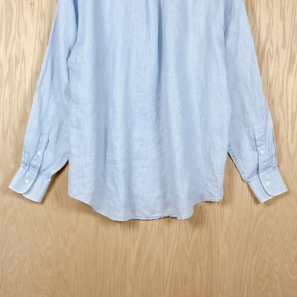 Peter Millar Crown Cool 100% Linen Button Up Shirt - Picture 9 of 12